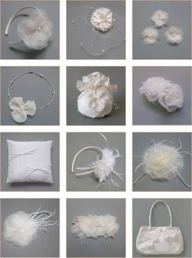 Shop für Brautschmuck und Kopfschmuck, extravagant Fascinators und Headpiece Hochzeitsaccessoires, schöne Ringkissen und Taschen