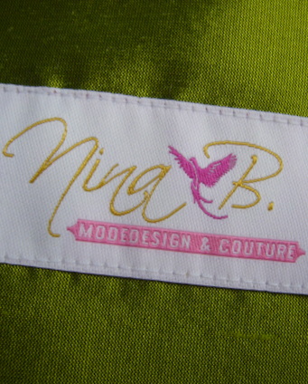 Brautmode für Schwangere - Etikett nina B. Modedesign